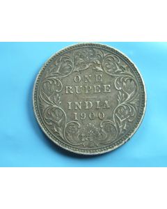 India-British-Colony  Rupee 1900B km#492