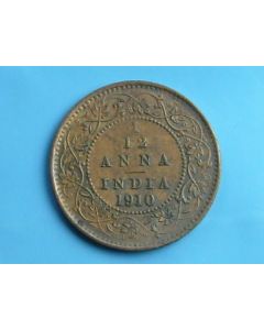 India-British-Colony  1/12 Annas1910 km#498