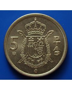 Spain  5 Pesetas km# 807