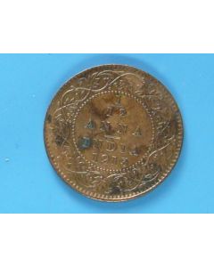 India-British-Colony  1/12 Annas1913 km#509