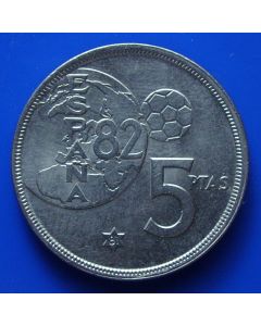 Spain  5 Pesetas km# 817 