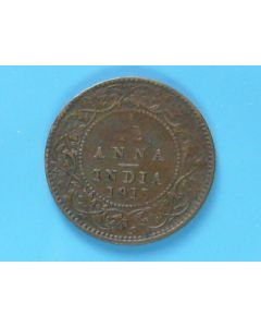 India-British-Colony  1/12 Annas1915 km#509