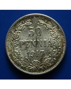 Finland  50 Pennia1917km# 20 