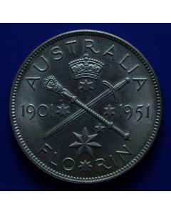 Australia  Florin1951km#47