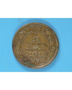 India-British-Colony  1/12 Annas1934 km#509