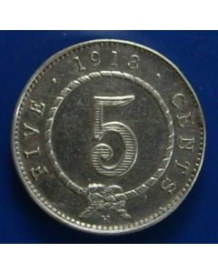 Sarawak  5 cents1913 km# 8