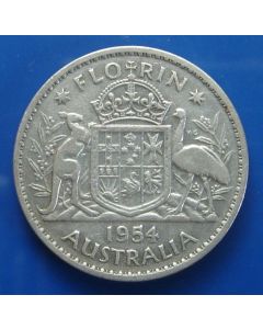 Australia  Florin1954km#54