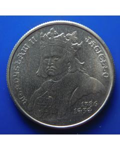 Poland 	 500 Zlotych	1989	 - King Wladyslaw ll
