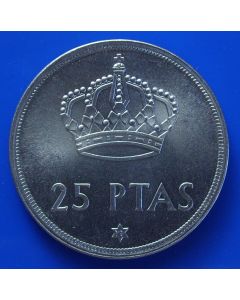 Spain  25 Pesetas km# 808