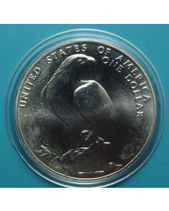 United States	 Dollar	 1984P	 Los Angeles \ Olympics Stadium Statues - Silver