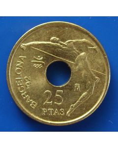 Spain  25 Pesetas km# 851 