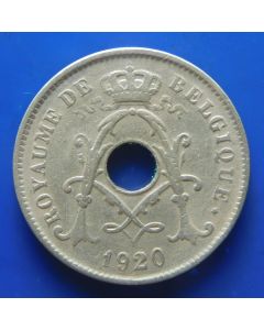 Belgium 	 10 Centimes	1920	 line below es of ces(Belgique) km# 85.2