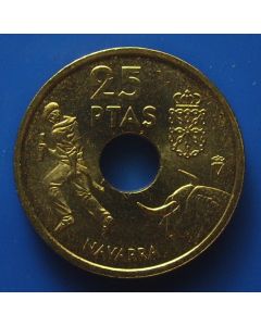 Spain  25 Pesetas1999 km# 1007 