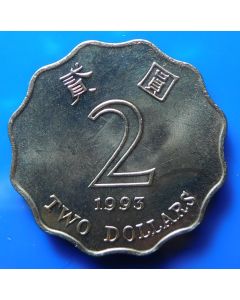 Hong Kong  2 Dollars1993 km# 64  Schön# 54 