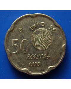 Spain  50 Pesetas1990 km# 852 