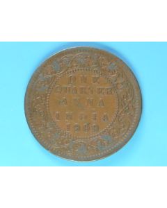 India-British-Colony  ¼ Anna1909 km#502