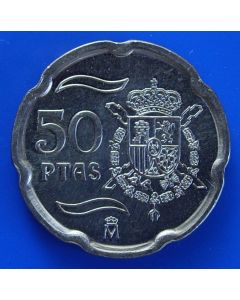 Spain  50 Pesetas km# 991  