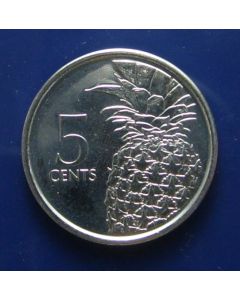 Bahamas  5 Cents2015km# new