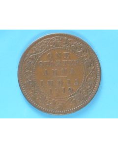 India-British-Colony  ¼ Anna 1919c km#512