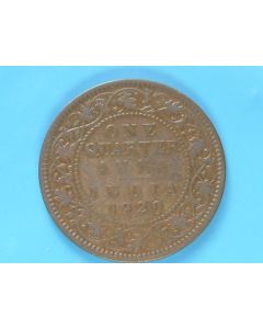 India-British-Colony  ¼ Anna 1920c km#512