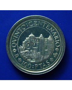 Spain  100 Pesetas1990 km# 854  