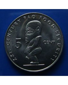 Cook Islands 5 Cents2000km# 369 