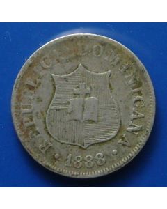 Dominican Republic2½ Centavos1888km# 7.3 