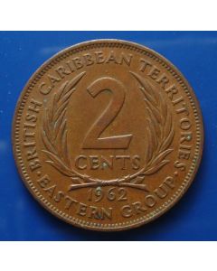 British Caribbean Territories2 Cents1962km# 3    Schön# 3