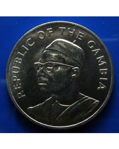 Gambia 	10 Dalasis 1975	 10thAnn. Of Independence - Bu / Silver