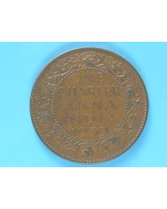 India-British-Colony  ¼ Anna 1939b km#530
