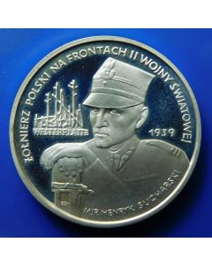 Poland 	 5000 Zlotych	1989	 A Polish Soldier on the Fronts of WWII