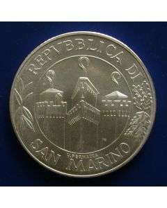 San Marino 5000 Lire2001 km# 431