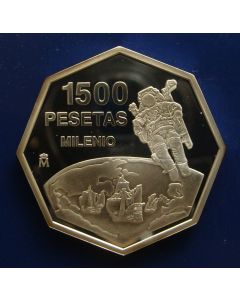 Spain  1500 Pesetas1999 km# 1010 