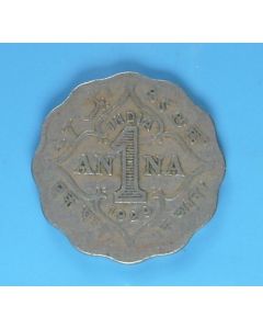 India-British-Colony  Anna 1929c km#513