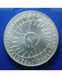 Czech Republic  200 Korun  2017	100th Anniversary of the Foundation of the Czech Astronomical Society – Silver