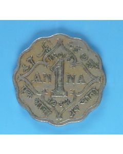 India-British-Colony  Anna 1934c km#513