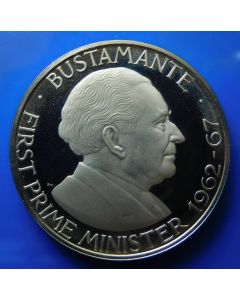 Jamaica	 Dollar	1977	 Proof - First Prime Minister; Bustamante