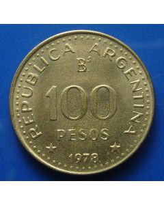 Argentina  100 Pesos1978km# 82  Schön# 82