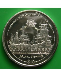 British Virgin Islands 10 Dollars2005km# new