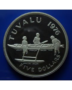 Tuvalu  5 Dollars1976 km#8 