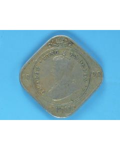 India-British-Colony  2 Annas 1928c km#516