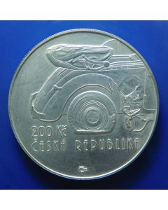 Czech Republic  200 Korun  2017	75th Anniversary of Operation Anthropoid – Silver