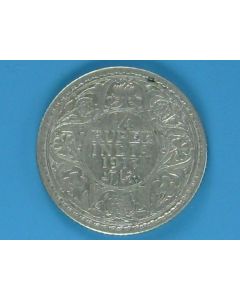 India-British-Colony  ¼ Rupee 1912c km#518 