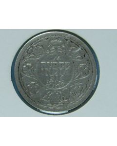 India-British-Colony  ¼ Rupee 1914b km#518 