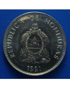 Honduras  50 Centavos1991km# 84a1  UNC