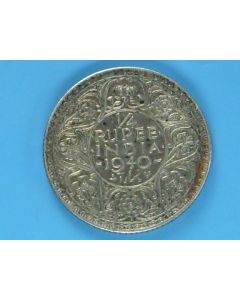 India-British-Colony  ¼ Rupee 1940b km#545