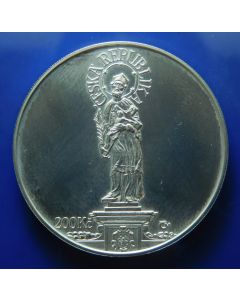 Czech Republic  200 Korun  2018	300th Anniversary of the Death of Jan Brokoff – Silver