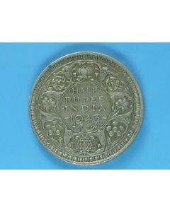 India-British-Colony  ½ Rupee 1943b km#552