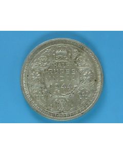 India-British-Colony  ½ Rupee 1944L km#552