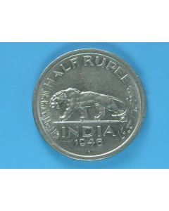 India-British-Colony  ½ Rupee 1946b km#553